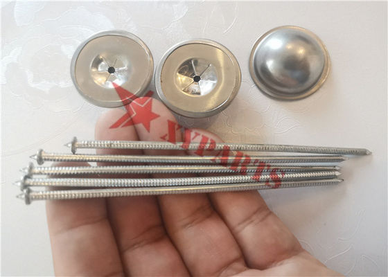 12ga دبابيس لحام CD البحرية المجلفنة مع قفل ذاتي Wahser للعزل الحراري