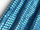 لامعة الألومنيوم الأزرق تصنيع المعدات الأصلية معدن الترتر شبكة سلسلة البريد النسيج المعدني الترتر مفرش المائدة