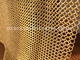 لون الذهب Wm سلسلة Chainmail Ring شبكة الستار للتصميم المعماري